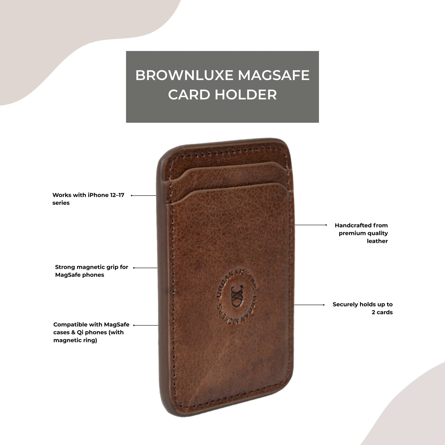BrownLuxe MagSafe Card Holder