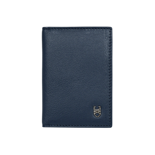 Midnight Blue Slim Leather Wallet