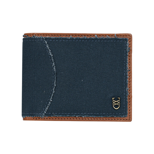 BlueSaddle Canvas Leather Wallet