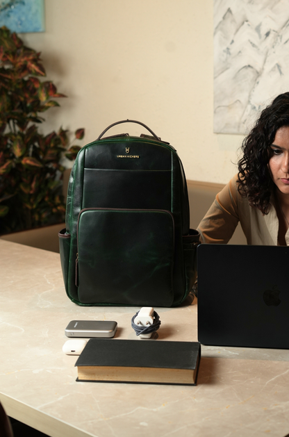 Metropolitan Voyager Greenish-Brown Backpack
