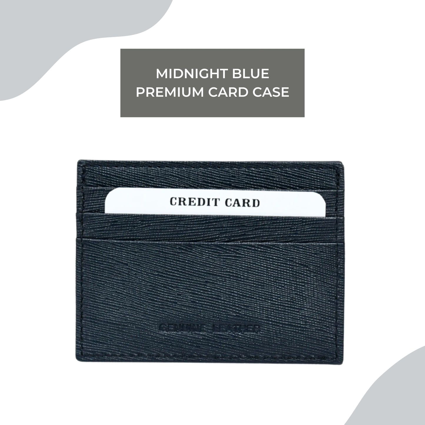 Midnight Blue Premium Card Case