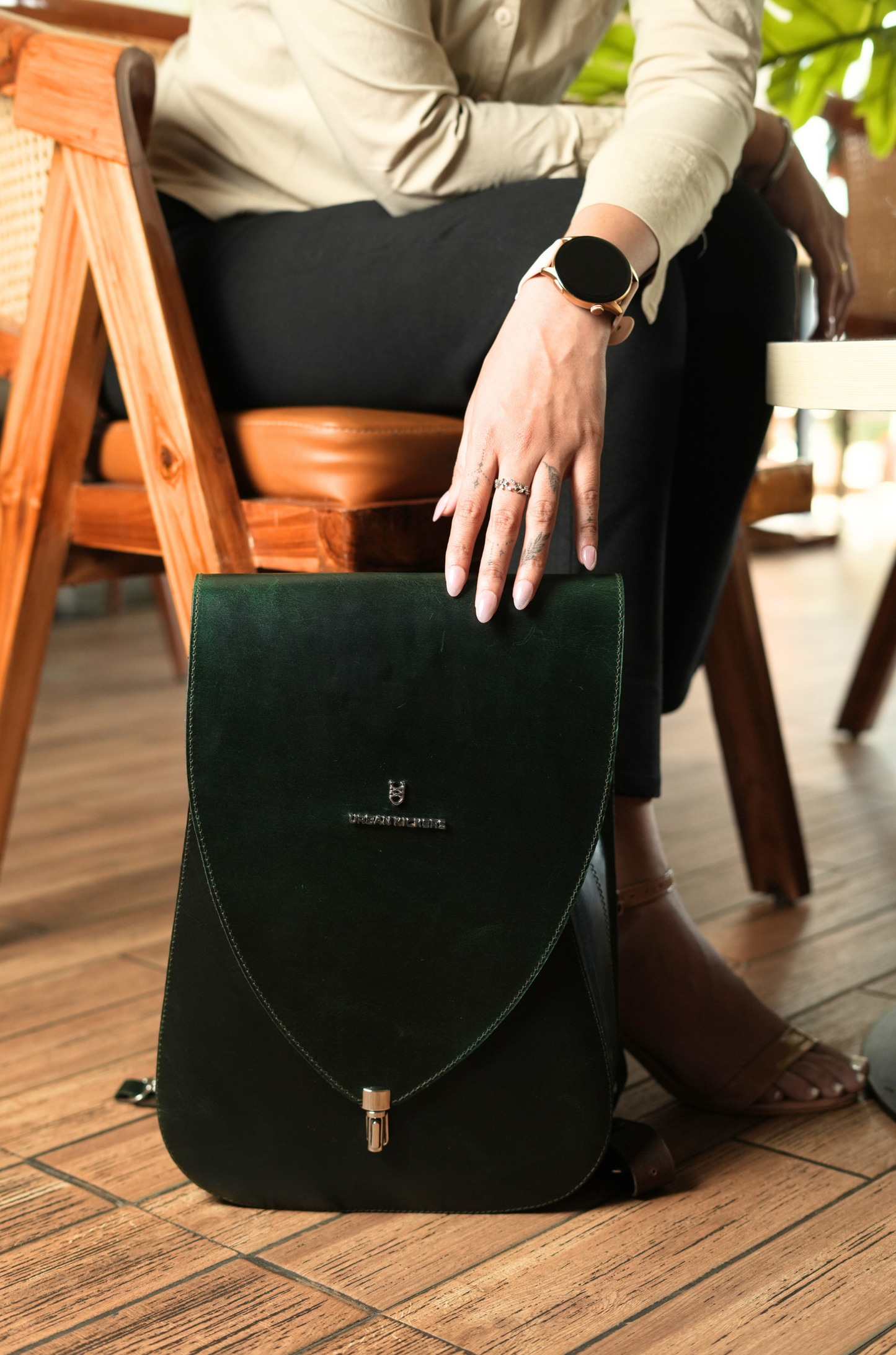 Slim Stride Backpack - Green
