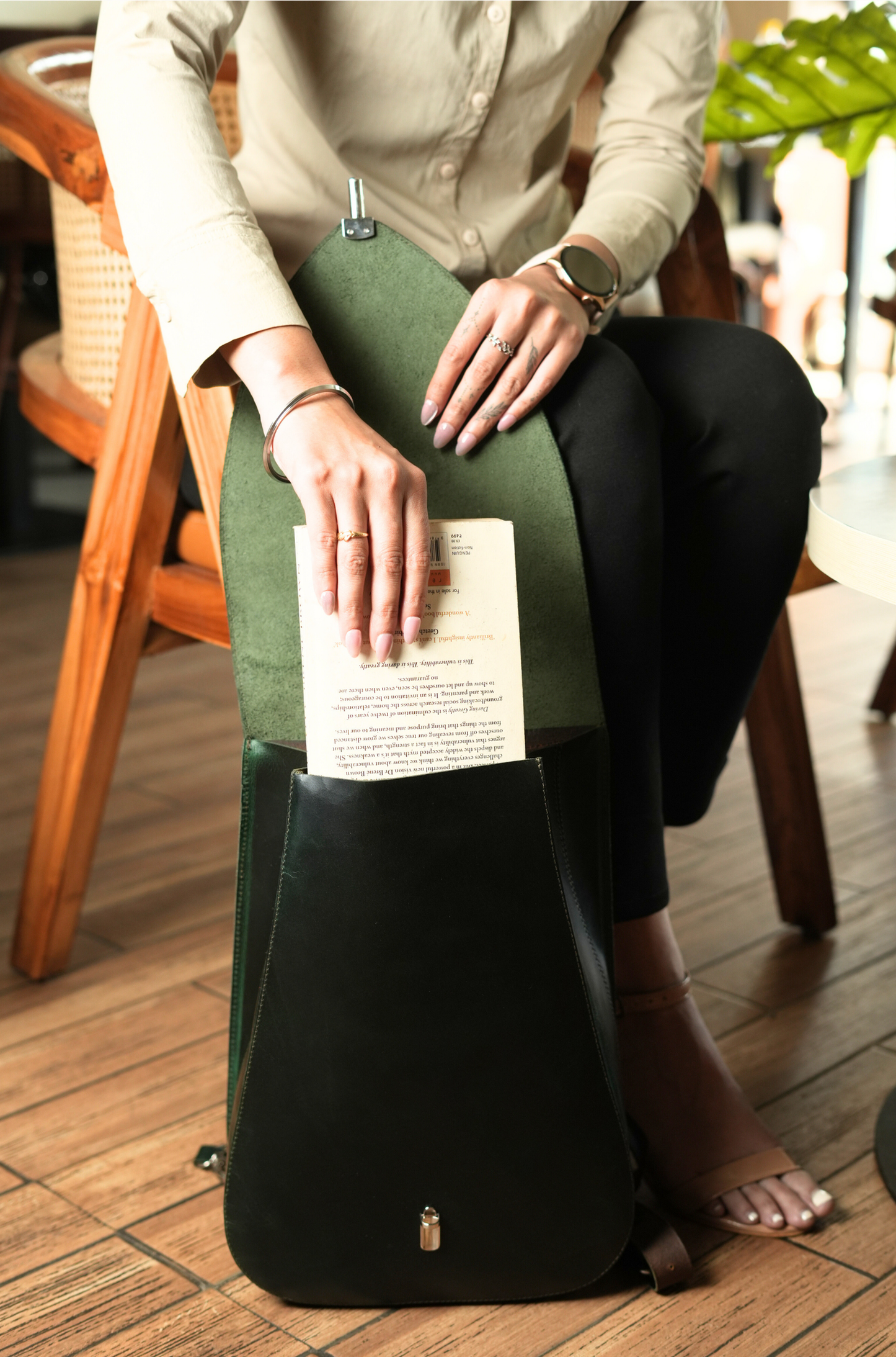 Slim Stride Backpack - Green