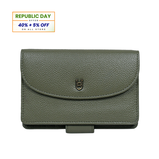 Olive Elegance  Hand Wallet
