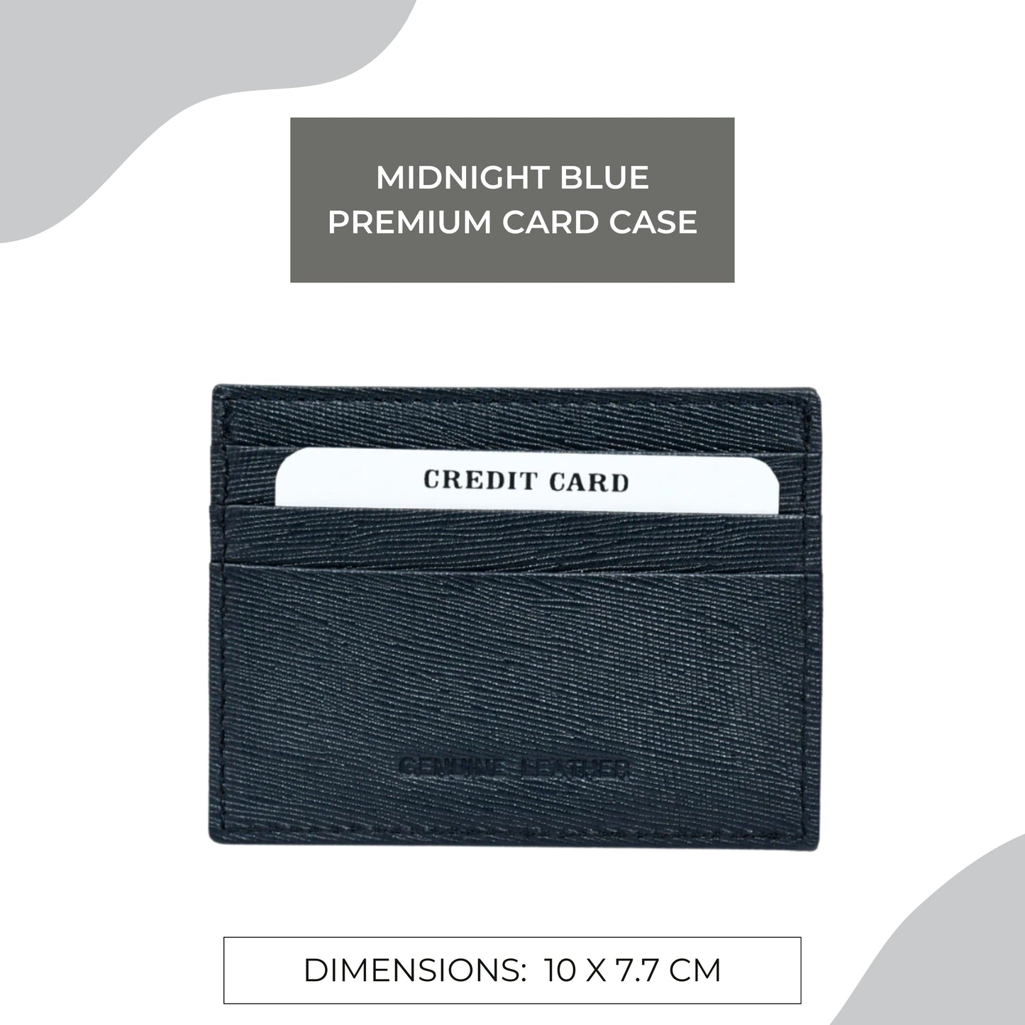 Midnight Blue Premium Card Case