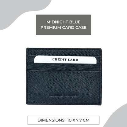 Midnight Blue Premium Card Case