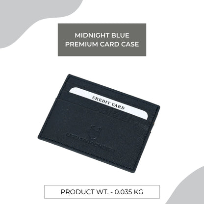 Midnight Blue Premium Card Case