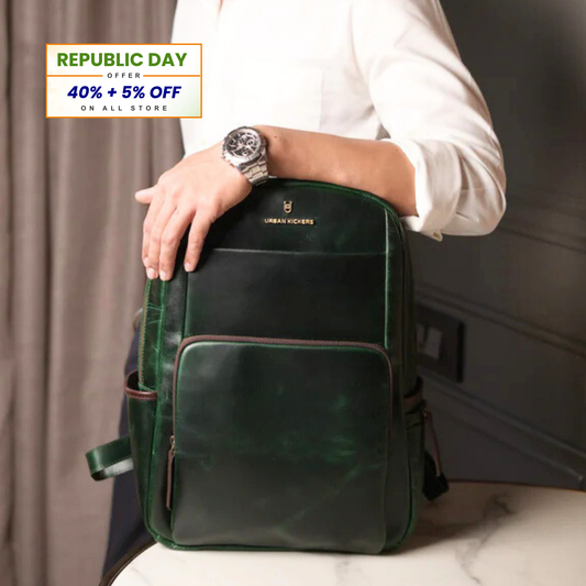 Metropolitan Voyager Greenish-Brown Backpack