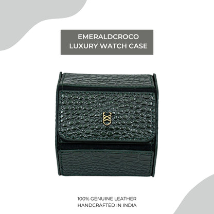 EmeraldCroco Luxury Watch Case
