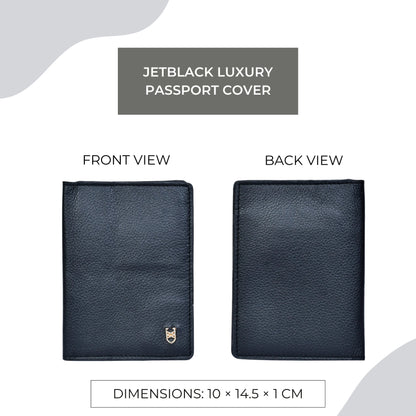 JetBlack Luxury Passport Cover