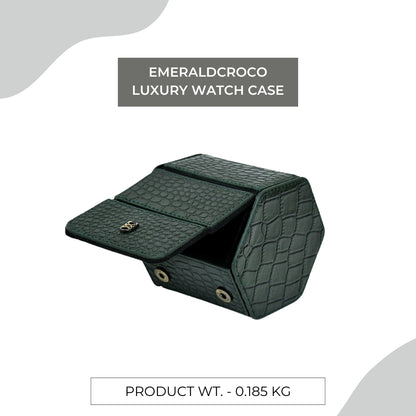 EmeraldCroco Luxury Watch Case