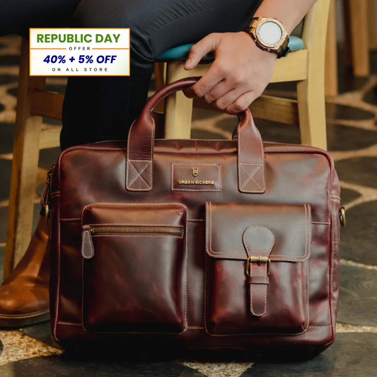 Sleek Guard Bordo Laptop Bag