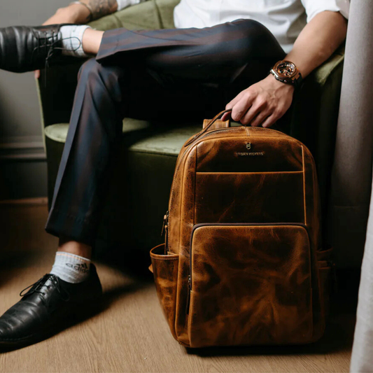 Metropolitan Voyager Tan Backpack