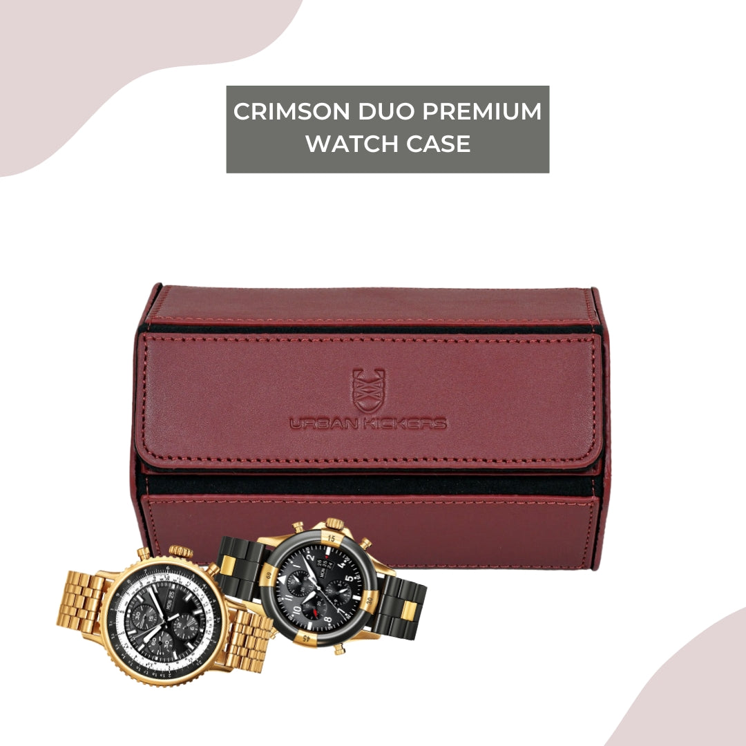 Crimson Duo Premium Watch Case