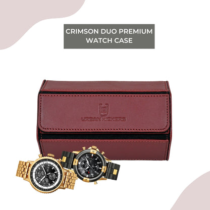 Crimson Duo Premium Watch Case