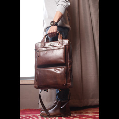 Voyager Brown Backpack