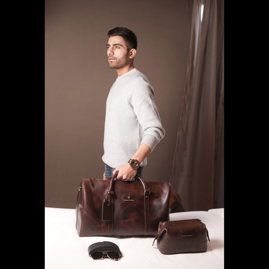 Azure Weekender Brown Duffle