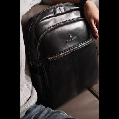 Trekker Black Backpack