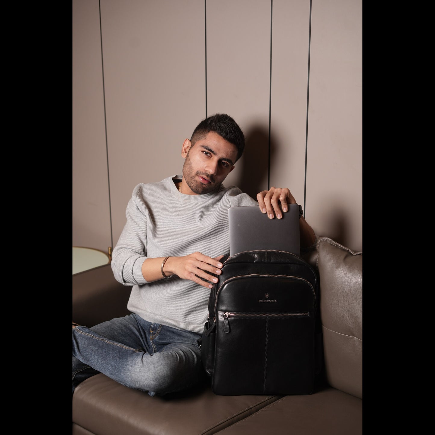 Trekker Black Backpack
