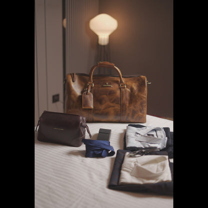 Azure Weekender Tan Duffle