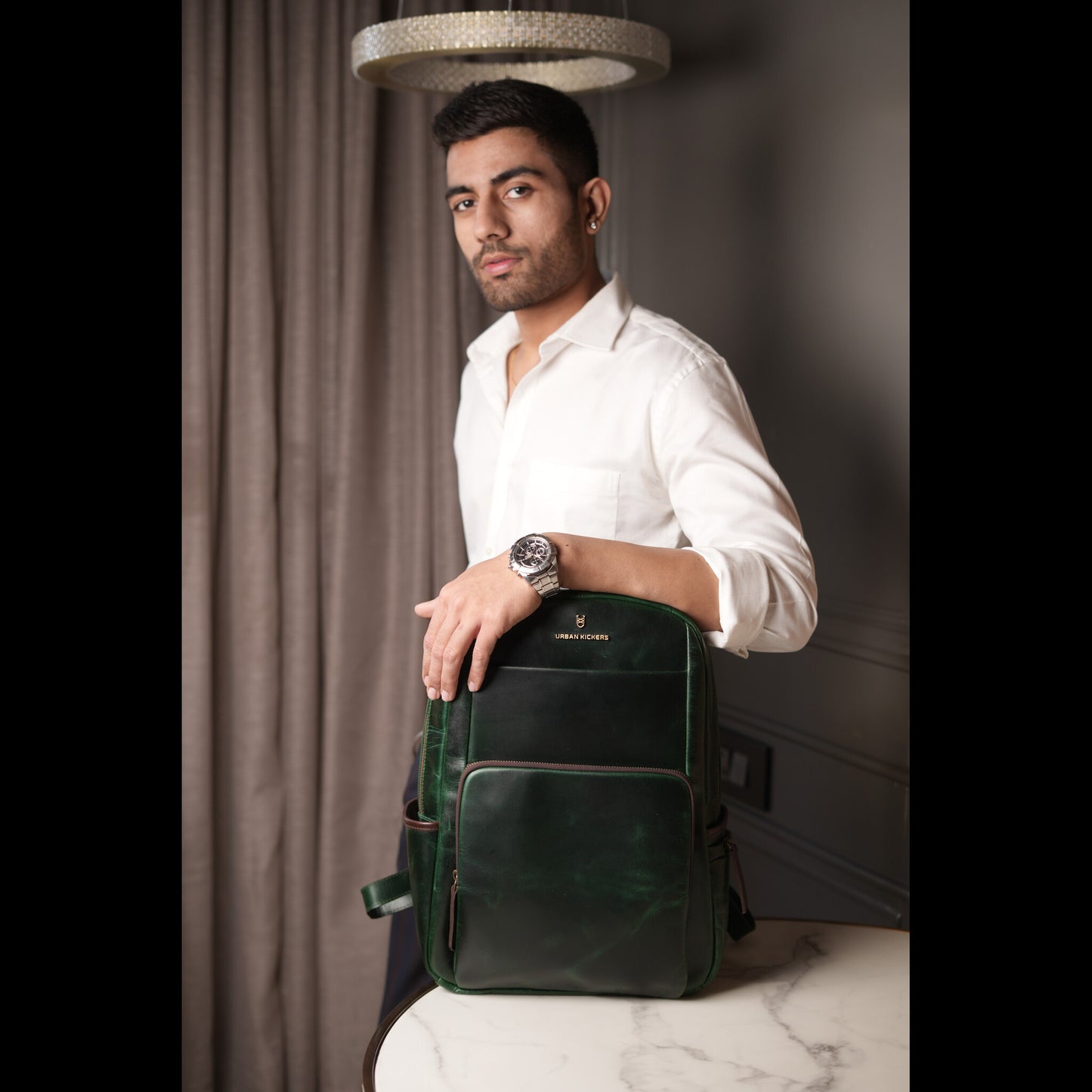 Metropolitan Voyager Greenish-Brown Backpack