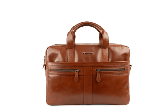 Elite Executive Tan Laptop Bag