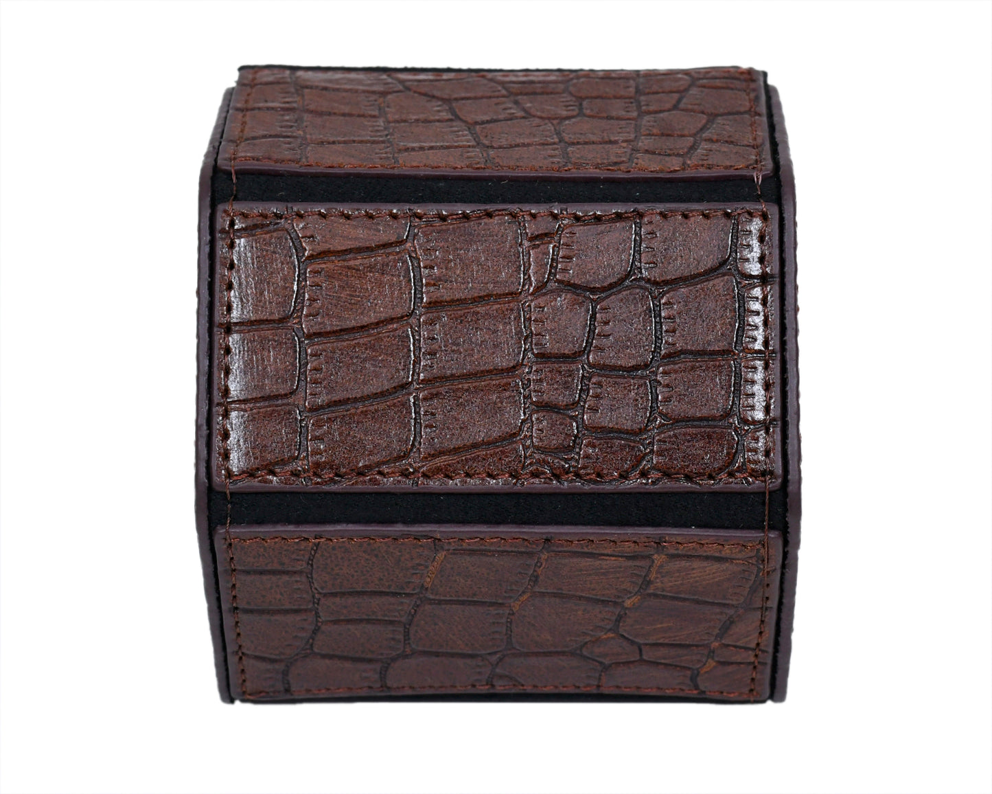 CognacCroco Luxury Watch Case
