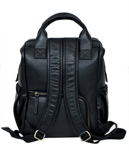 Little Lama Black Diaper Bag