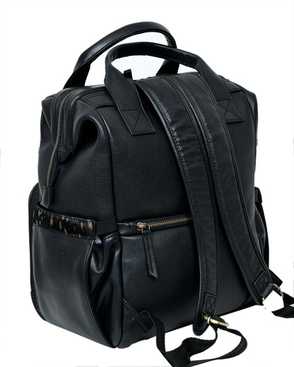 Little Lama Black Diaper Bag