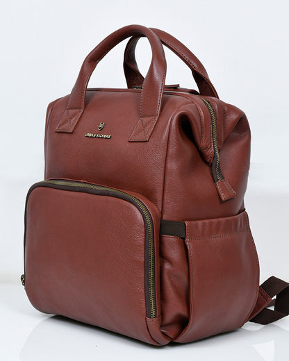 Little Lama Tan Diaper Bag