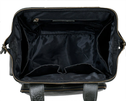 Little Lama Black Diaper Bag