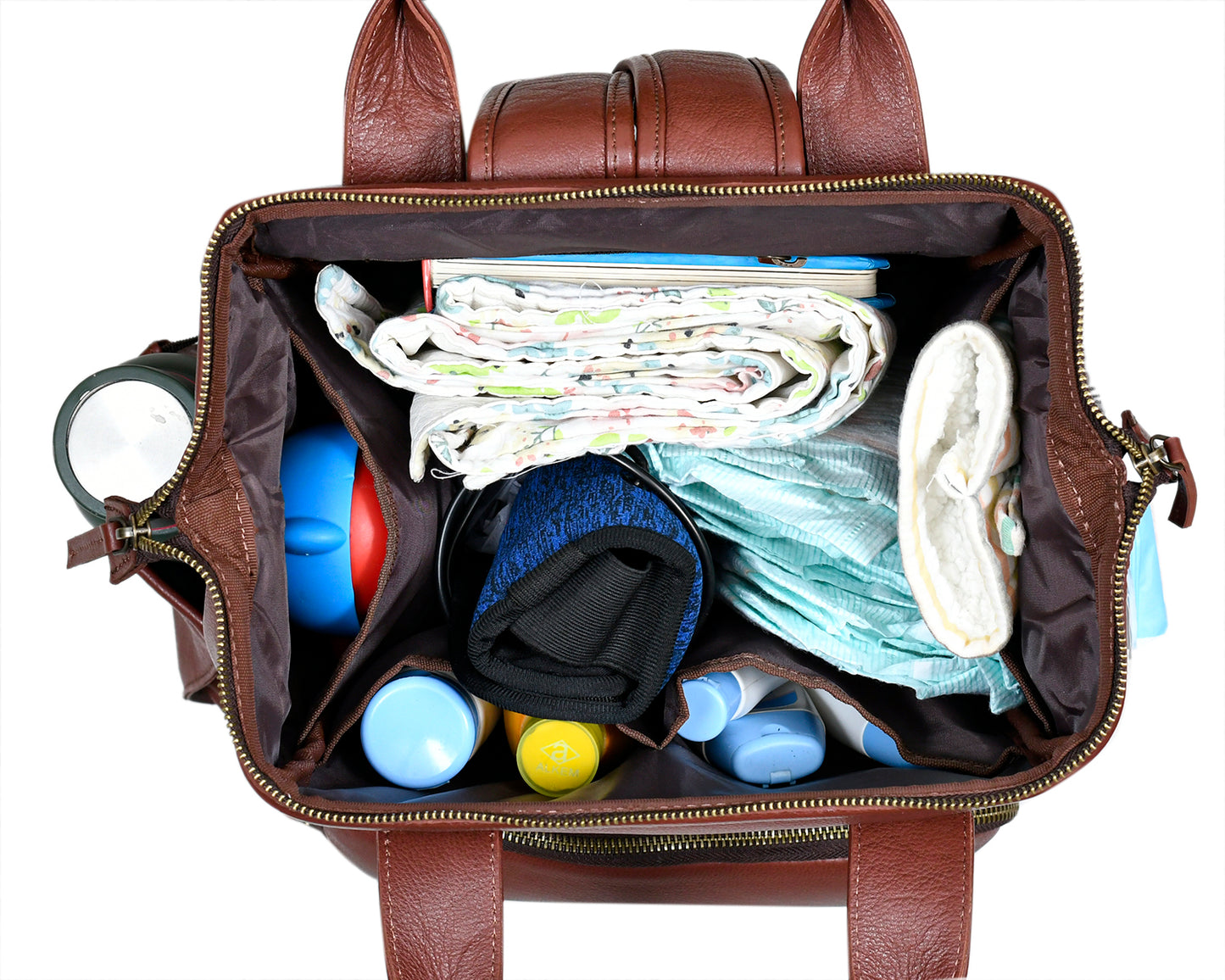 Little Lama Tan Diaper Bag