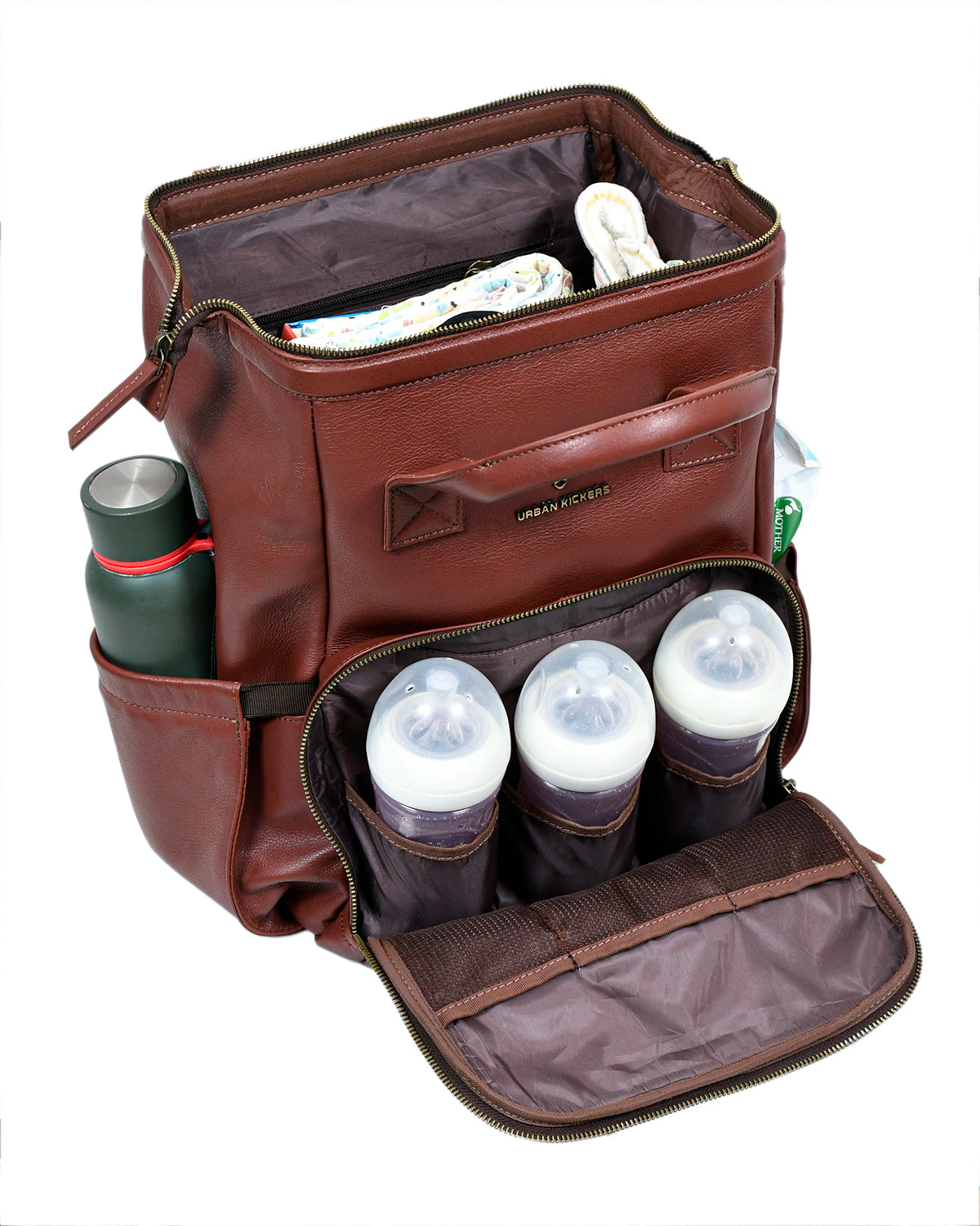 Little Lama Tan Diaper Bag