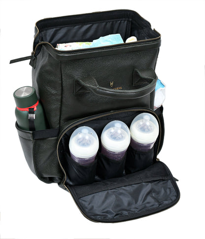 Little Lama Olive Diaper Bag