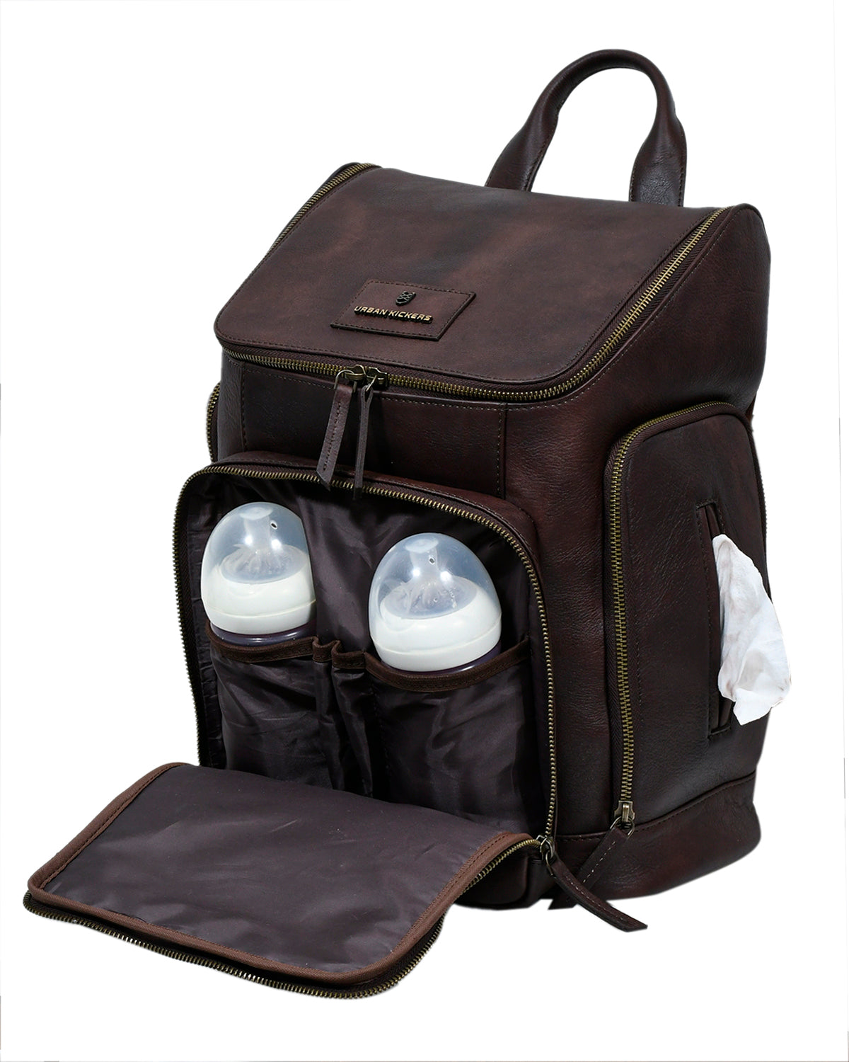 Mama Bear Brown Diaper Bag