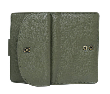 Olive Elegance  Hand Wallet