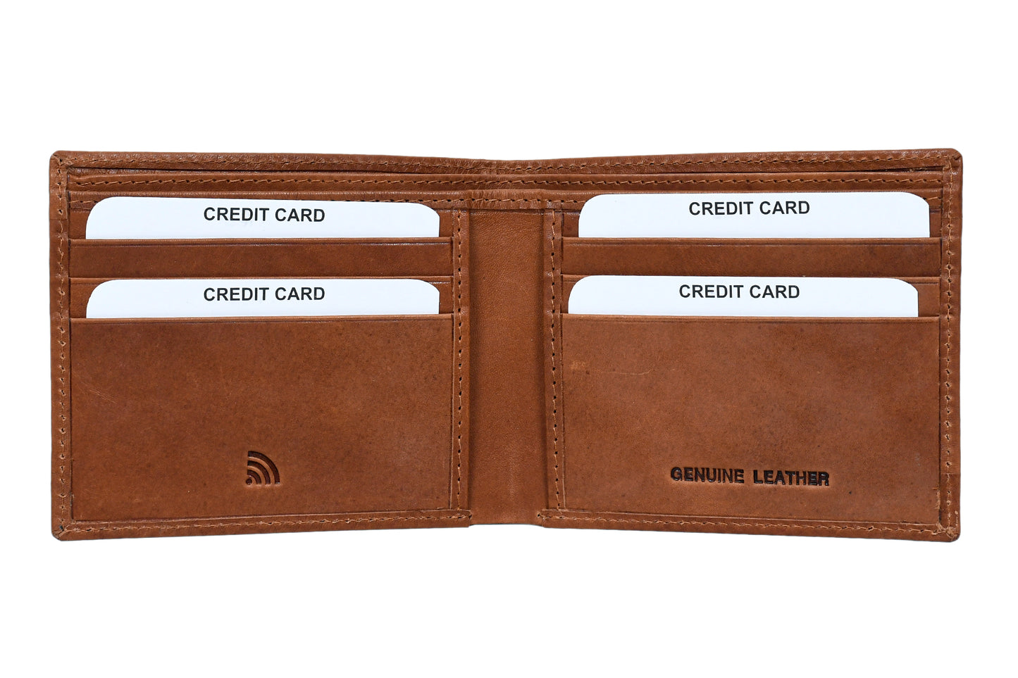 ForestTan Canvas Leather Wallet