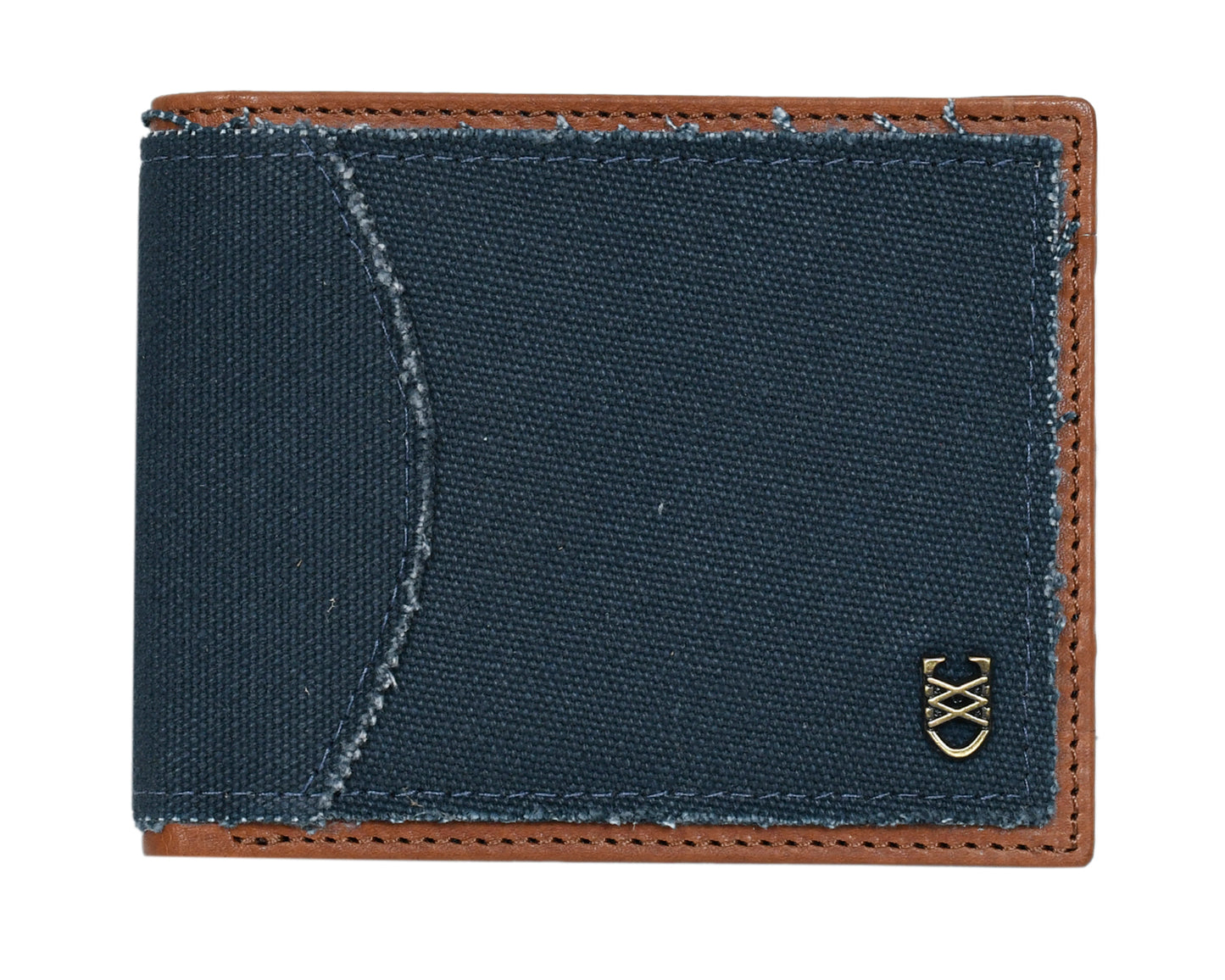 BlueSaddle Canvas Leather Wallet