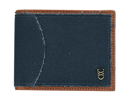 BlueSaddle Canvas Leather Wallet