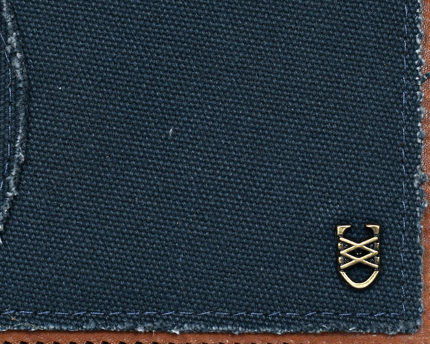 BlueSaddle Canvas Leather Wallet