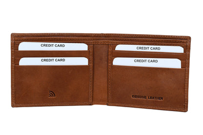 BlueSaddle Canvas Leather Wallet