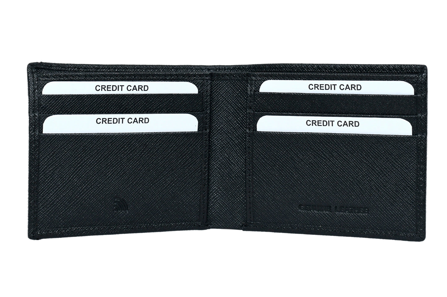 Urban Black Saffiano Wallet