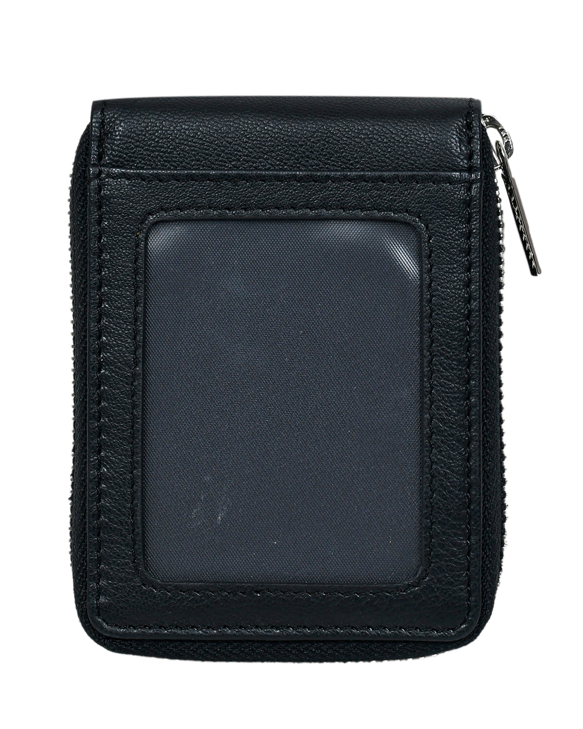 Jet Black Nappa Card Wallet