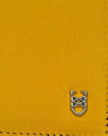 GoldenEdge Slim Leather Wallet