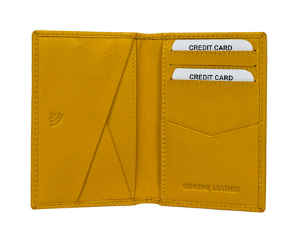 GoldenEdge Slim Leather Wallet