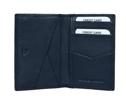Midnight Blue Slim Leather Wallet