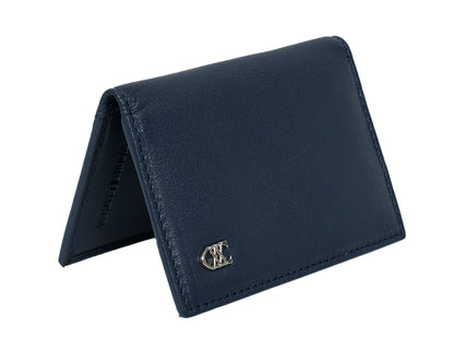 Midnight Blue Slim Leather Wallet