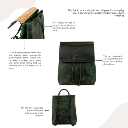 Grace Green Backpack