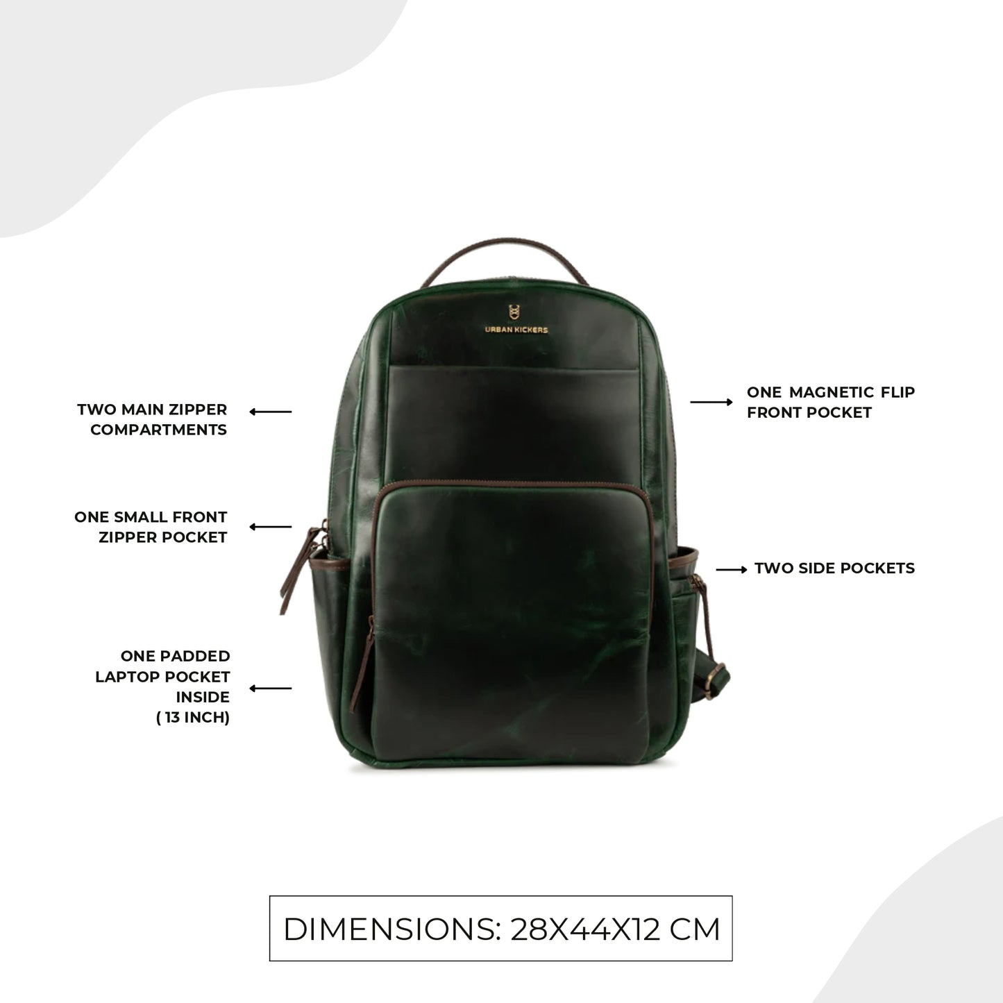 Metropolitan Voyager Greenish-Brown Backpack