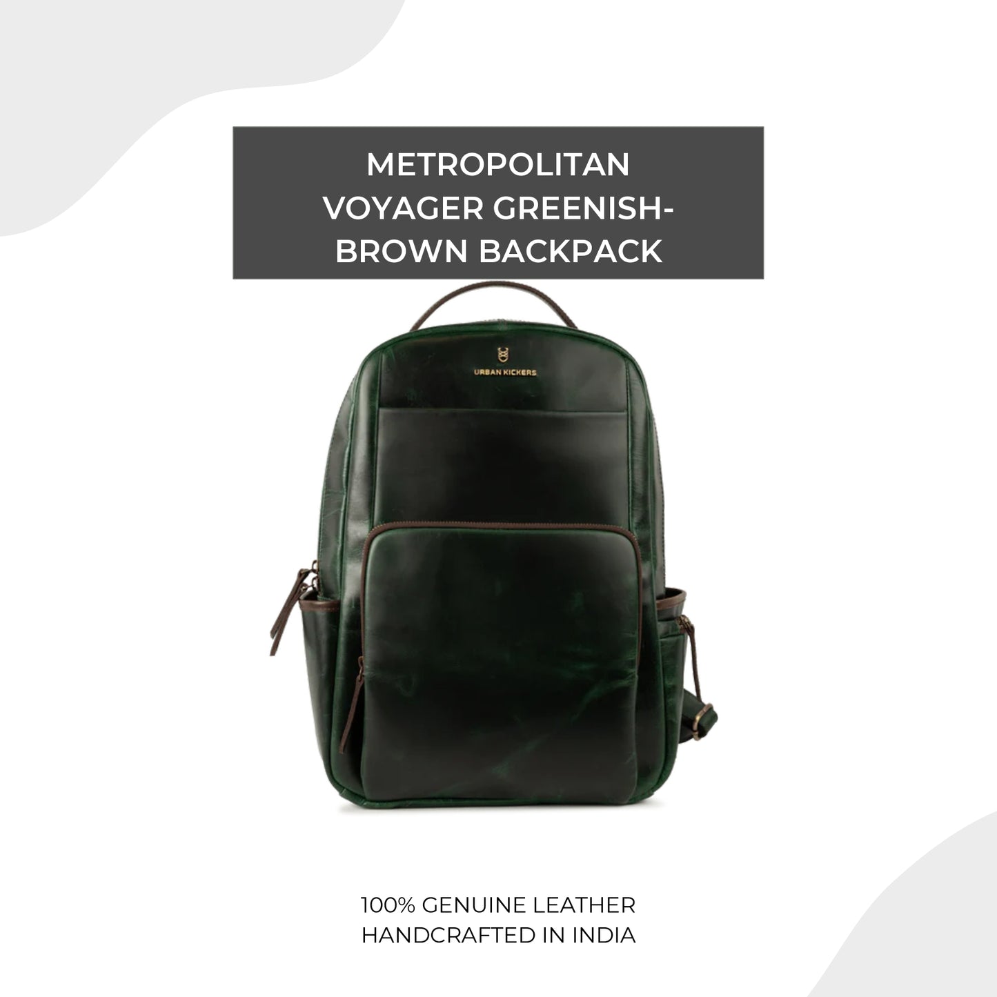 Metropolitan Voyager Greenish-Brown Backpack